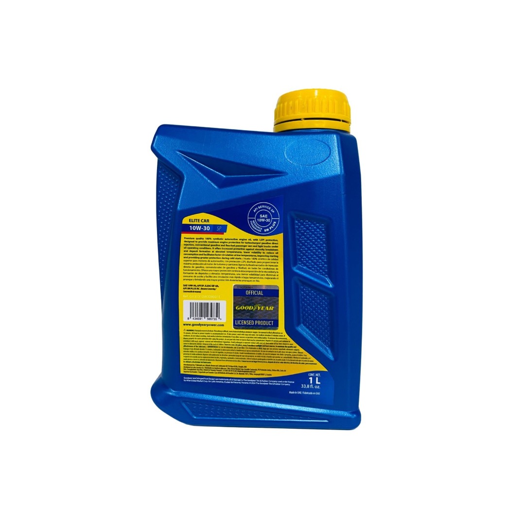 MOTORES GASOLINA ACEITE FULL SINTETICO SAE 10W30 SP 1LT